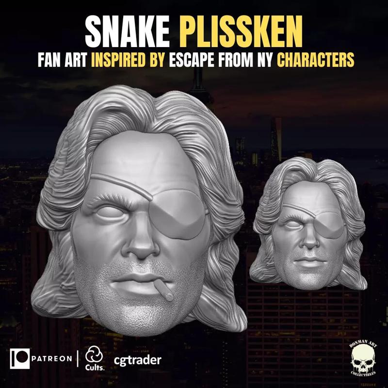 Snake Plissken fan Art Kit 3D printable Files For Action Figures