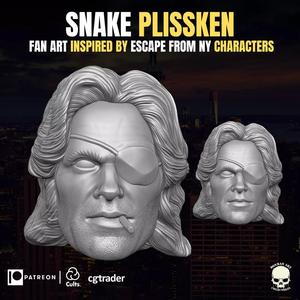 Snake Plissken fan Art Kit 3D printable Files For Action Figures