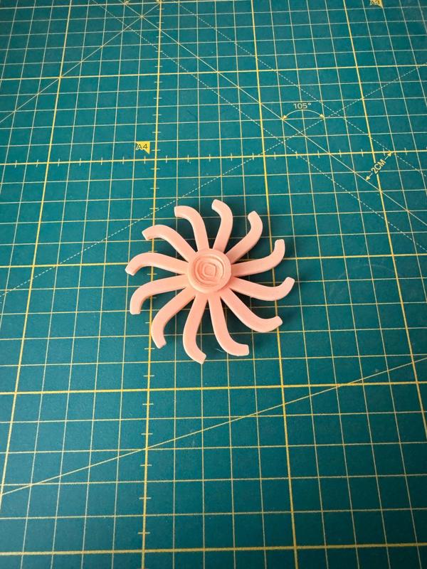Spiral Sunburst Fidget Spinner – 3D Printable Kinetic Toy