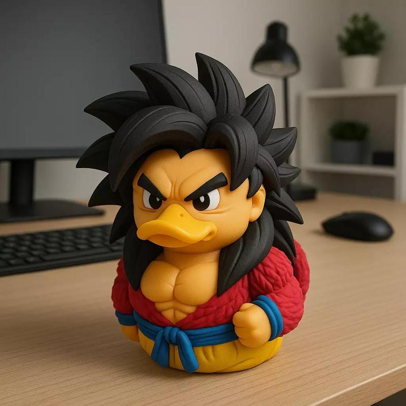 Rubber Duck - Goku Super Saiyan 4