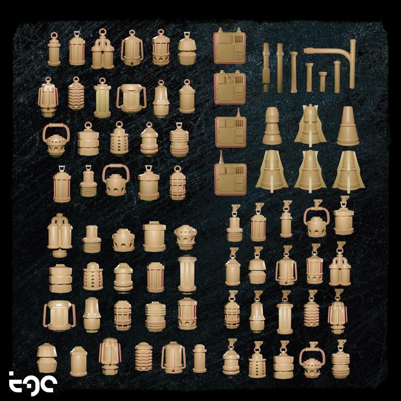 Modular tabletop torch kit