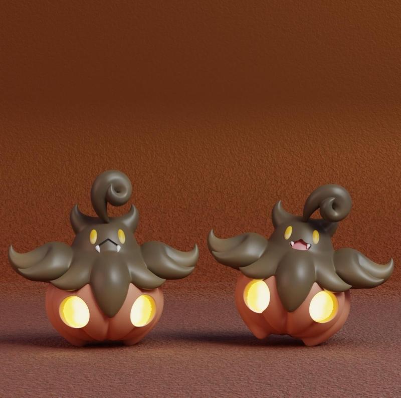 Pokemon - Pumpkaboo with 2 poses