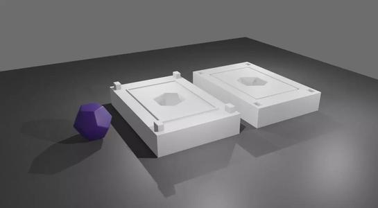 Mold for Dice 12 Sides Blank - Form - Molde para Dados