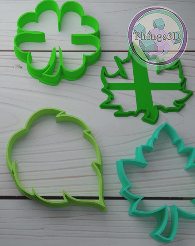 leaves (kit) cookie cutters