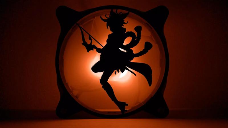 Genshin Impact Yoimiya PC fan cover