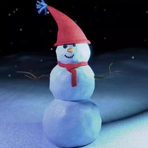 Stylized Snowman