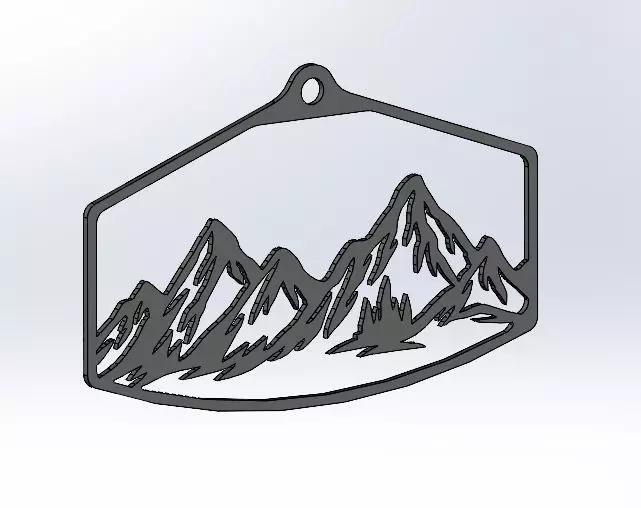 Art Painting Mountain 3D Printable