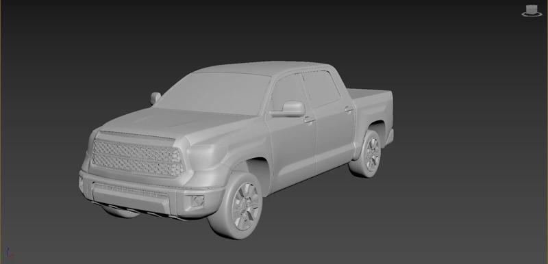 Toyota Tundra 2020 Crewmax on a small scale