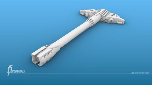 MAIN CANNON WEAPON FOR U220 KHARON APC - OPTION PART
