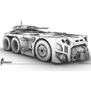 U220 Kharon APC for tabletop games, primary marines, space soldiers, armoured vehicle