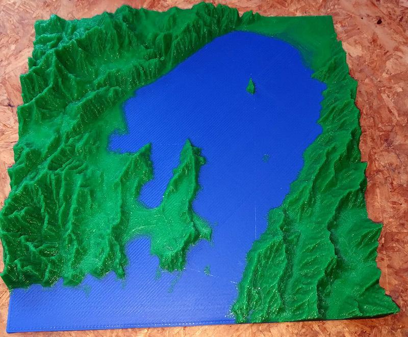 Wellington harbour topo