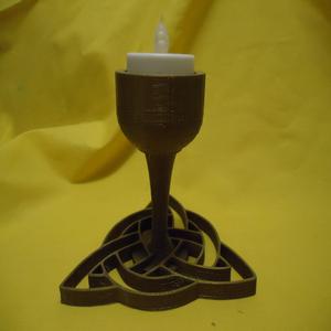 Celtic Trinity Tealight Holder - smaller