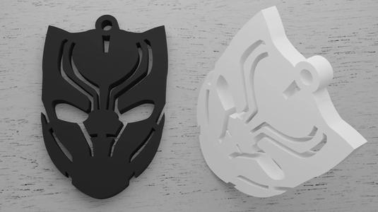 Chaveiro Pantera Negra