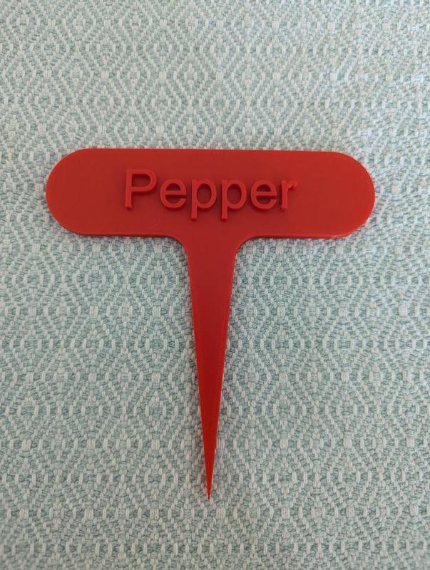Pepper Plant Marker / Stake / Stick
