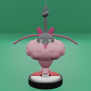 Pokemon No. 413 Wormadam (Trash Cloak)