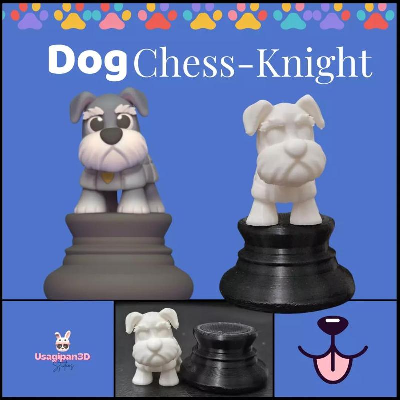 Cute Dog Chess - Knight