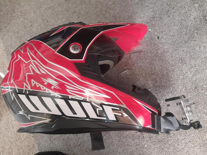 Chin mount for wulfsport ADV helmet   acerbis flip fs-606