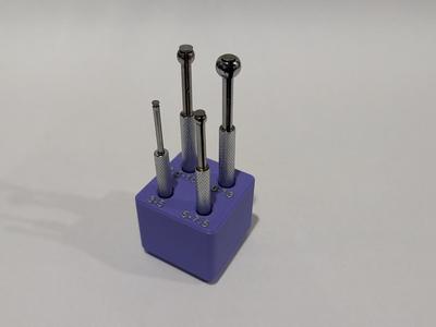 Gridfinity Small Hole Gauge Set Holder