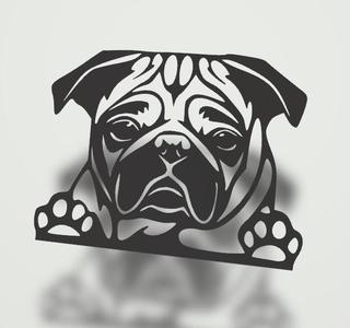 bulldog wall decoration