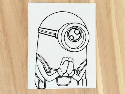 Coloring page - Minion