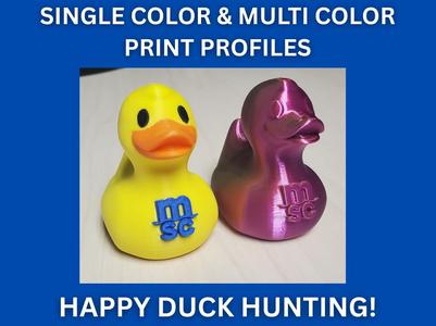 MSC Cruise Line Duck AMS & One Color
