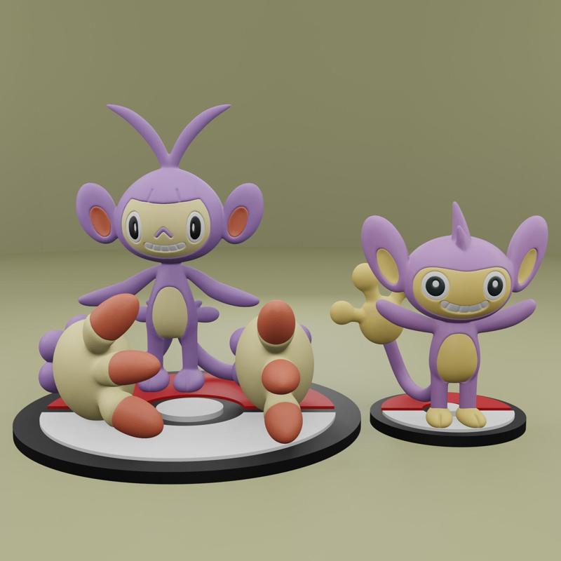 Pokemon No. 190, 424 Aipom, Ambipom