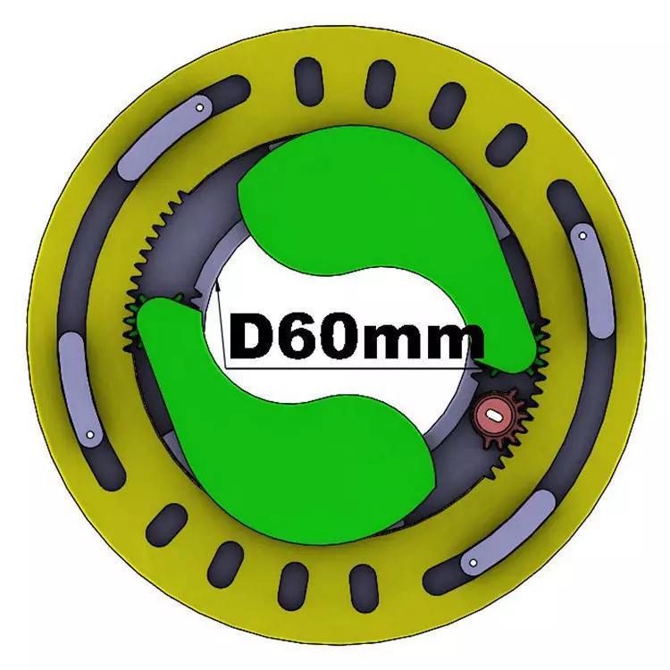 3D Printable Iris mechanism-3DP2BLROD60A