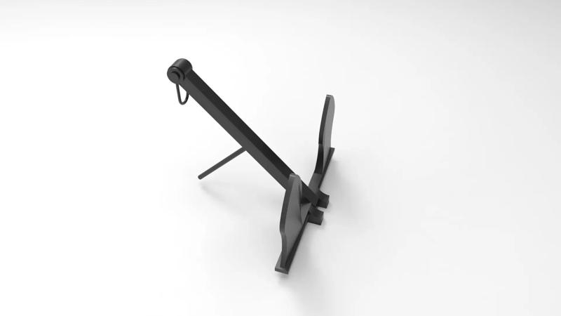 Anchor T piece of metal