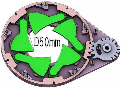 D50M5BTY2 mechanical mechanism 3d printing shutter iris diy