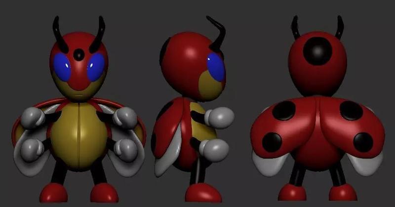 Ledian Pokemon 3D file