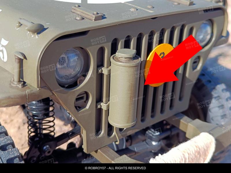 Radiator Expansion Tank For Jeep Willys 1/6 1941 MB Scaler - RocHobby