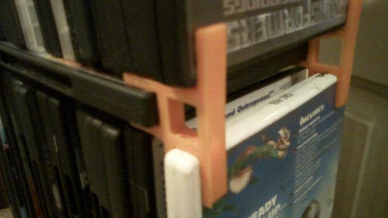new modular DVD rack clip things