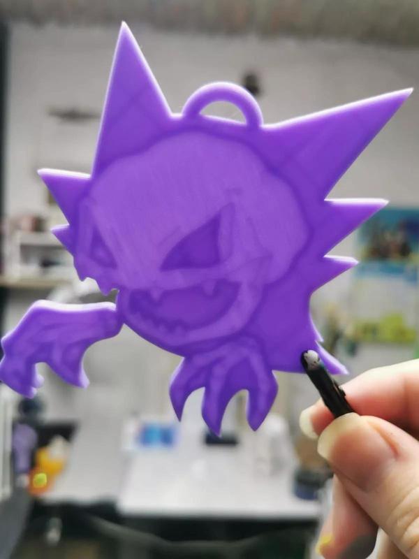 Keychain Haunter pokemon bones esqueleto