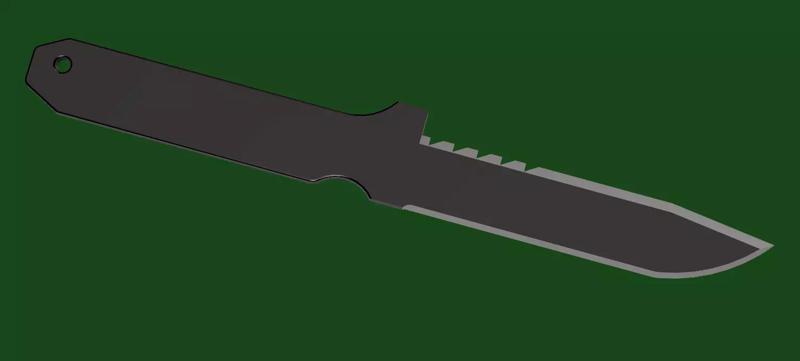 Metal Gear Solid 3 - CQC combat knife