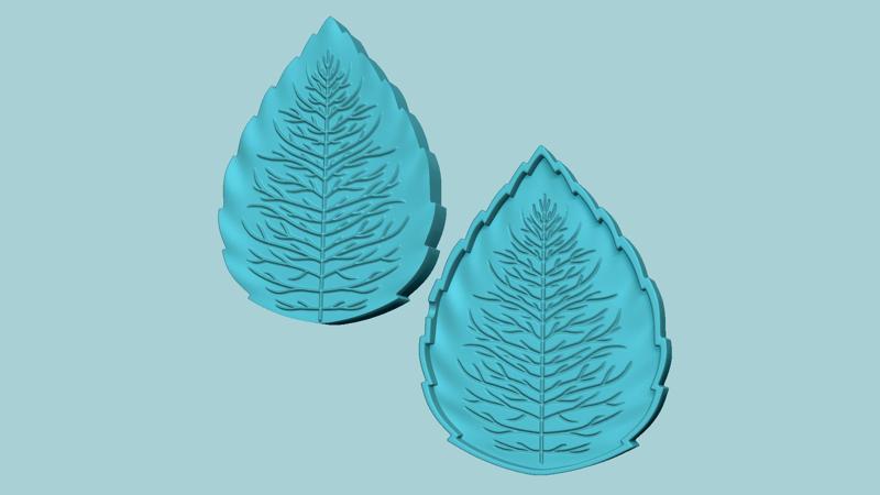 Peaked Leaf - Molding Arrangement EVA Foam Craft