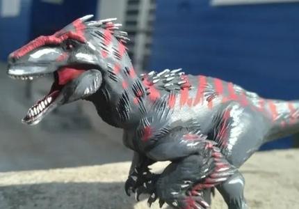 Dinosaurs with articulated jaws