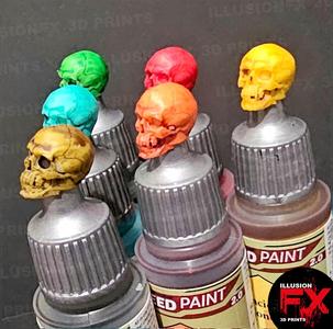 SKULL HEAD - ARMY PAINTER 1.0 & 2.0 SPEED PAINT SPEEDPAINT WARPAINTS FANATIC COLOUR MICRO CAP - 17ML & 18ML