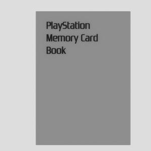 PSX and/or PS2 Memory Card Book