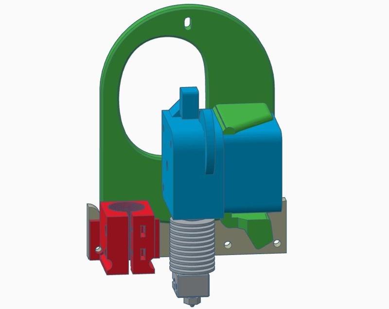 8mm Inductive Probe holder for Taz 5 w/ E3D Titan mount