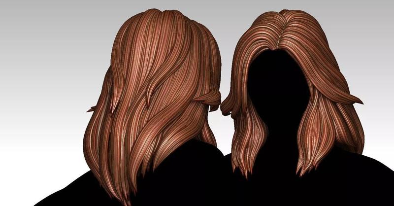3D Hairstyles for girl V43