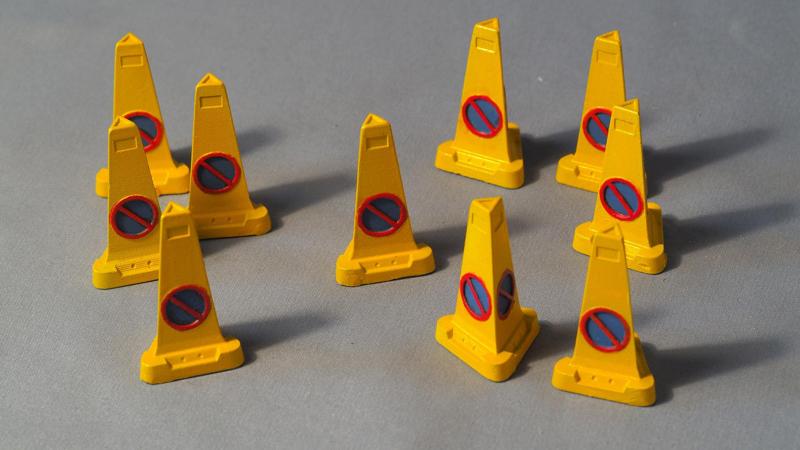 1/14 scale no parking cones
