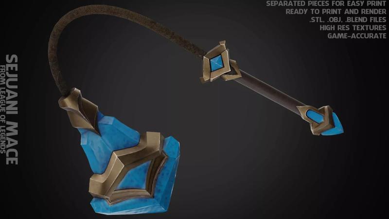 League of Legends Sejuani Mace for Cosplay