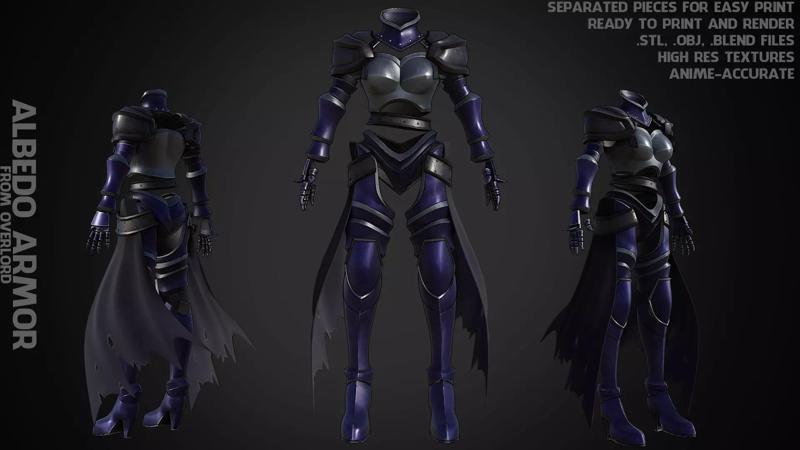 Overlord Albedo Armor for Cosplay