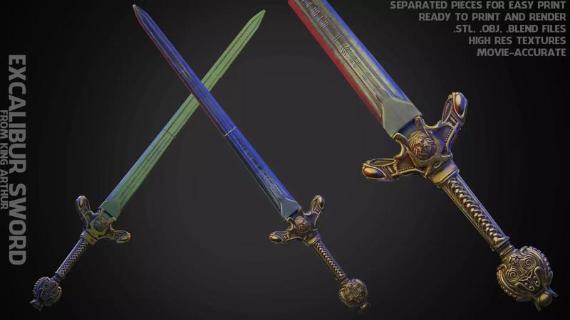 King Arthur Excalibur Sword for Cosplay