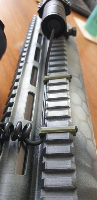 Picatinny cable clamps / cable management