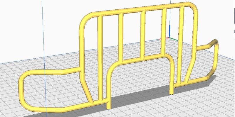 Bumper for camion V12