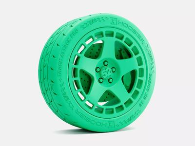 18x8 Fifteen52 Turbomac Wheel Hoosier Track Attack Tire