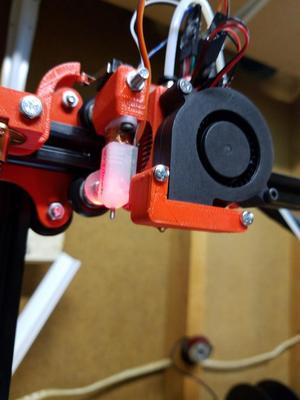 Reach3D prusa inspired hot end with cooling fan