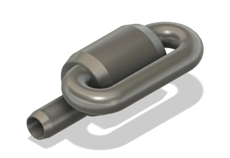 1/24 Mugen Twin Loop Exhaust