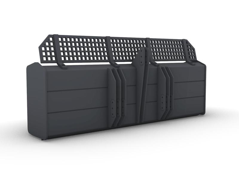 Maisshield, Silage schield for RC tractor Bruder 1:16 Saphir MGS 300S